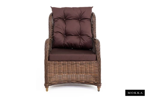 Комплект плетеной мебели МОККА SAN MARINO (стол обеденный, 8 кресел), Бронзовый