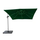 Зонт для сада алюминиевый боковой Данши «Dunshee» без утяжелителя  -  Зеленый