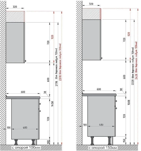Кухня Сканди-02, Cappuccino Softwood