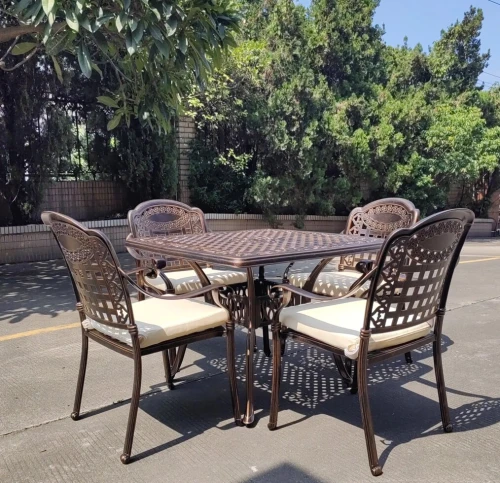 Комплект мебели из литого алюминия Rossi