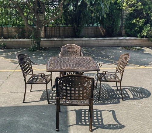 Комплект мебели из литого алюминия Rossi