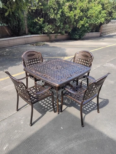 Комплект мебели из литого алюминия Rossi