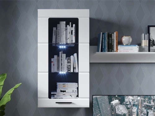 Стенка «Рио-2», Белый жемчуг/белый глянец