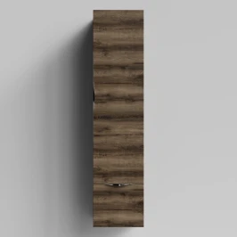 Пенал Марко 35 подвесной, дверь и ящик, ручки Хром, Дуб крымский коричневый ПВХ 131005-9005, правый