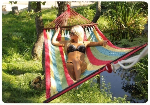 Гамак Mexico одноместный цветной