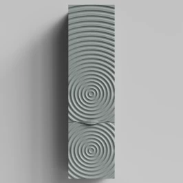 Пенал Эйфория 40 F1, пример RAL 7005 Мышино-серый, матовая, подвесной, левый