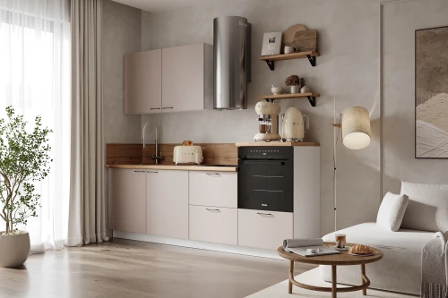 Готовая кухня КГ 2400 ПВХ, Магнолия Арника РМ в.5