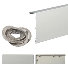 Маскировочная планка для системы Herkules Glass Серебро Маскировочная планка для системы Herkules Glass Серебро