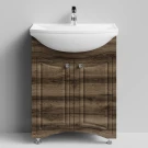 Тумба Адам 65 напольный, Дуб крымский коричневый ПВХ 131005-9005 Vodok с раковиной в комплекте Тумба Адам 65 напольный, Дуб крымский коричневый ПВХ 131005-9005 Vodok с раковиной в комплекте