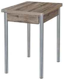 Глайдер стол обеденный / велингтон/металлик