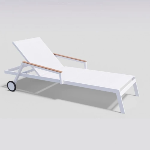 Шезлонг SPONDA белый