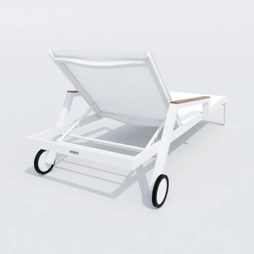 Шезлонг SPONDA белый