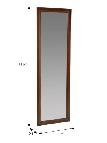 Зеркало настенное Селена средне-коричневый 119,5 смх 33,5 см