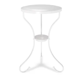 Столик журнальный SHT-CT10 белый муар