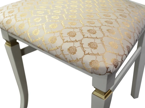 Стул Бонита слоновая кость/золото, Яра даймонд