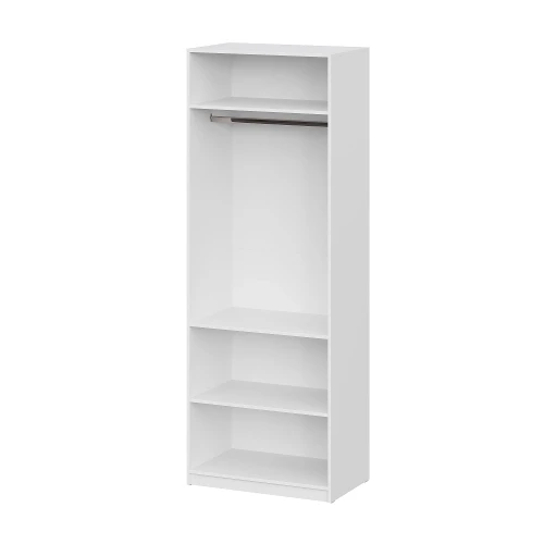 Шкаф распашной с наполнением (3 полки + штанга) ШК 5 (800), Белый