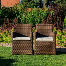 Комплект кресел FIONA в коричневом цвете