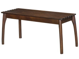 Скамья для прихожей массив, каркас орех