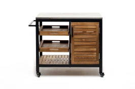 Стол сервировочный NOURD столешница нержавеющая сталь  Joygarden