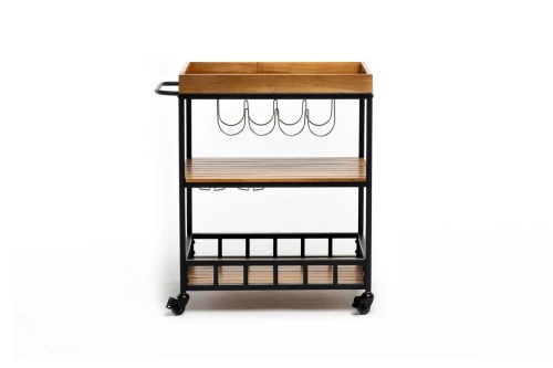 Стол сервировочный NOURD столешница нержавеющая сталь  Joygarden