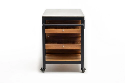 Стол сервировочный NOURD столешница нержавеющая сталь  Joygarden