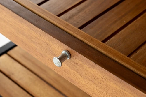 Стол сервировочный NOURD столешница нержавеющая сталь  Joygarden