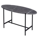 Стол журнальный МеталлАрт М025 черный мрамор/черный