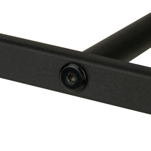 Стол журнальный МеталлАрт М025 черный мрамор/черный