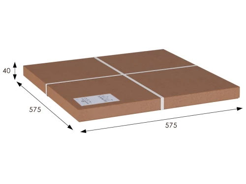 Стол журнальный Альбано акация/чёрный