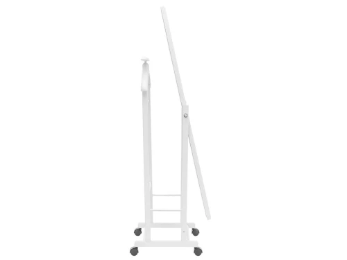 Вешалка костюмная с зеркалом на колесах В 24Н белый