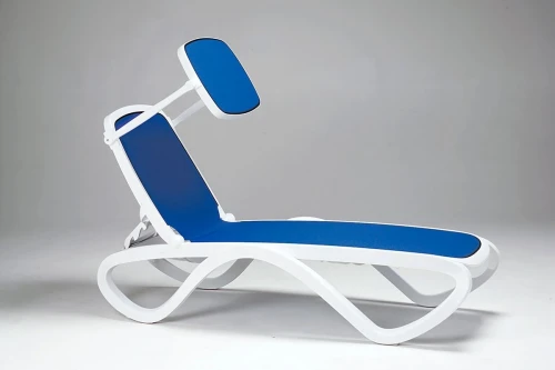 Шезлонг Nardi Omega без подлокотников, серый