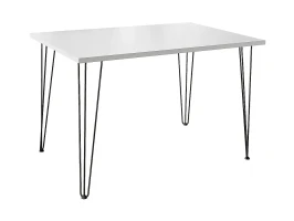 Стол обеденный прямоугольный TLC-1.2 White In Black 2S 732*1200*750