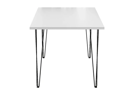 Стол обеденный прямоугольный TLC-1.2 White In Black 2S 732*1200*750