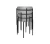 Комплект 2 шт. Табурет DikLine, B22 GREY, ножки черные