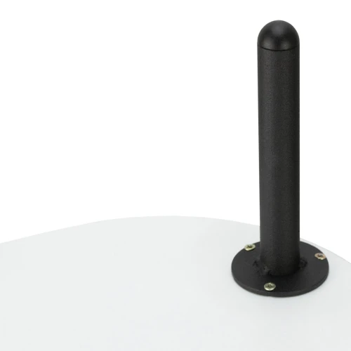 Стол журнальный МеталлАрт М036 белый мрамор/черный