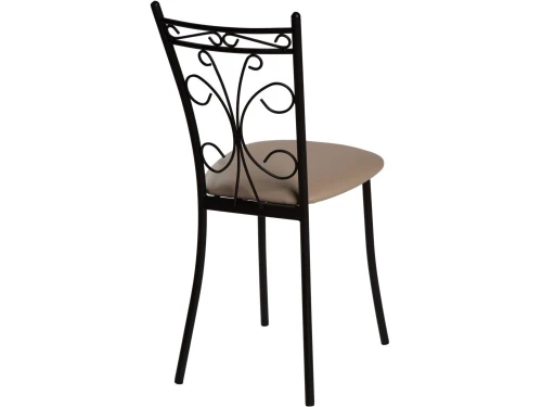 Обеденная группа (Стол Бремор и 4 стула Неаполь), Линкольн бежевый