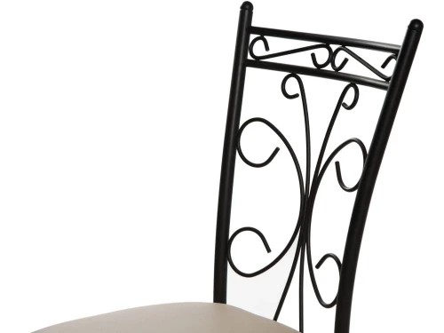 Обеденная группа (Стол Бремор и 4 стула Неаполь), Линкольн бежевый