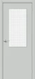 Межкомнатная дверь распашная Браво-7 Grey Pro Wired Glass 12,5