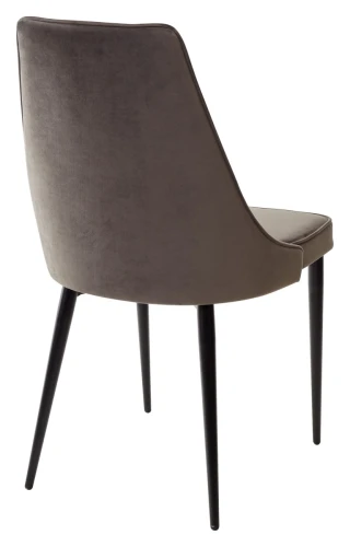 Стул NEPAL-P ГРАФИТ #14, велюр/ черный каркас М-City
