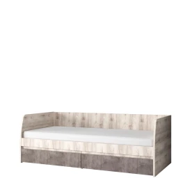 Кровать 90-2 , JAZZ, цвет Каштан найроби/Оникс