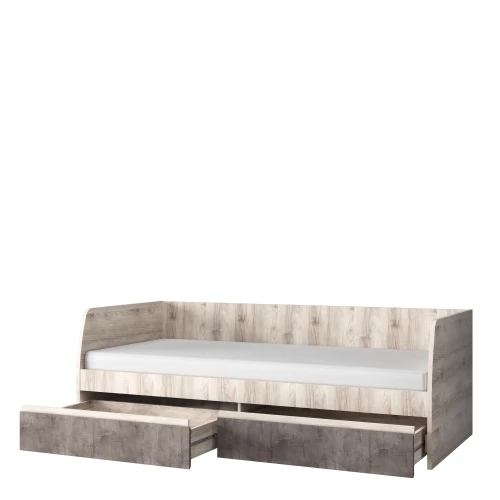 Кровать 90-2 , JAZZ, цвет Каштан найроби/Оникс