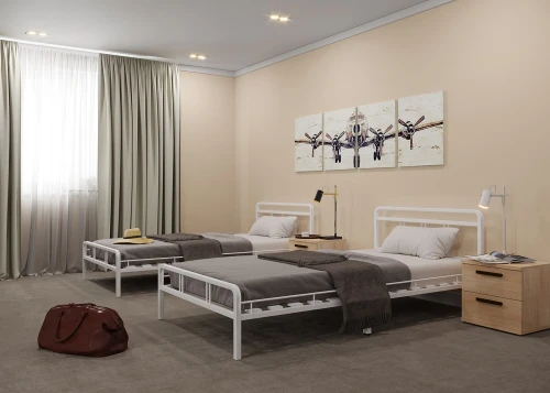 Кровать КМД 8 Леон 160 белая