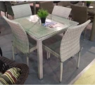 Комплект плетеной мебели T257C/Y380C-W85-90x90 Latte 4PCS