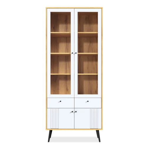 Шкаф-витрина 2-х дверная Вега Саксония