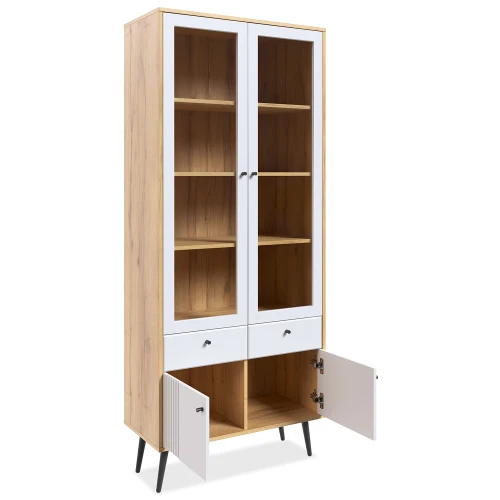 Шкаф-витрина 2-х дверная Вега Саксония