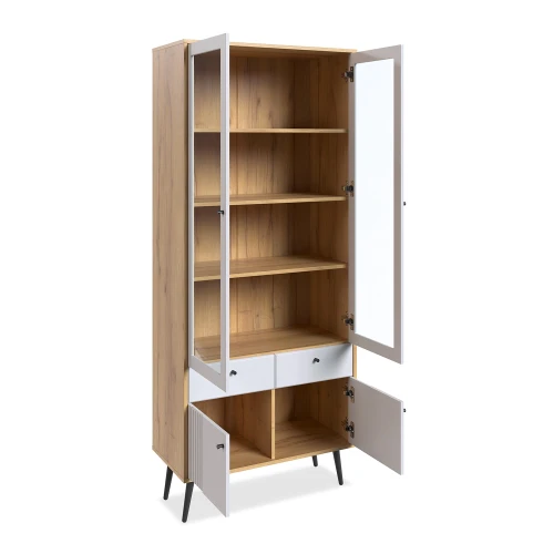 Шкаф-витрина 2-х дверная Вега Саксония