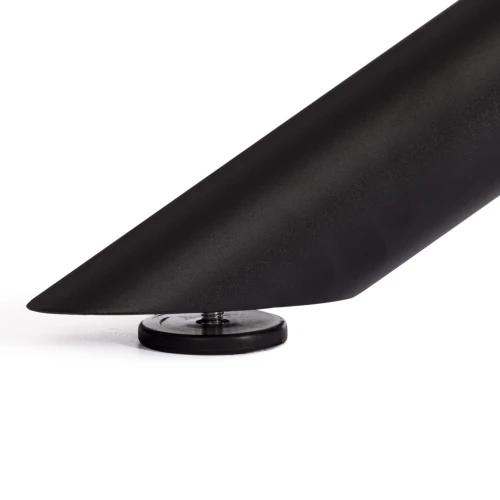 Стол обеденный Winston/Винстон столешница керамика (матовая) /опоры металл, темно-серый/черный, (120+30+30)x80x75(+1) см