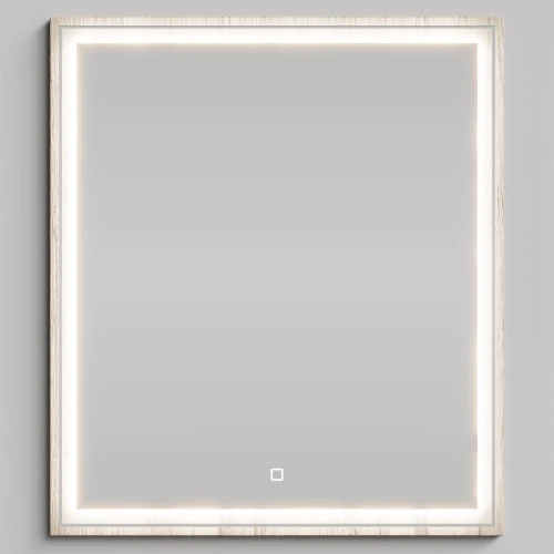 Зеркало Лайт 70, Дубослив ореховый светлый ПВХ 3445