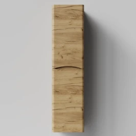 Пенал Адель 35 (2 двери) подвесной, Дуб Тортуга ПВХ 2357-43, левый, бельевая корзина