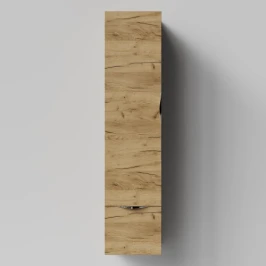 Пенал Марко 35 подвесной, дверь и ящик, ручки Хром, Дуб Тортуга ПВХ 2357-43, левый